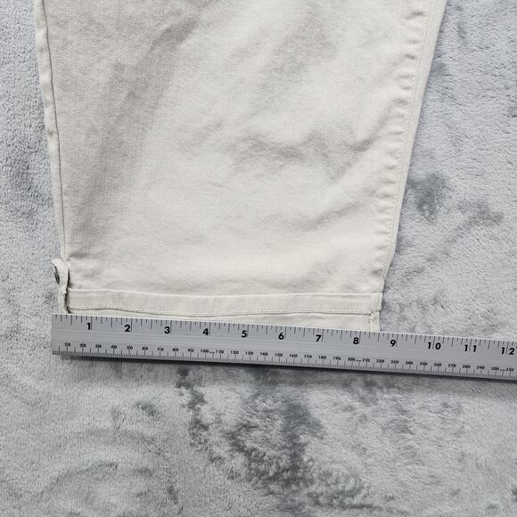 Gloria Vanderbilt Jeans Womens 14 Beige Marnie Skimmer Stretch Denim Casual - Picture 13 of 14